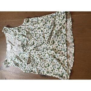 Reformation Floral Sleeveless Tank Top size 4